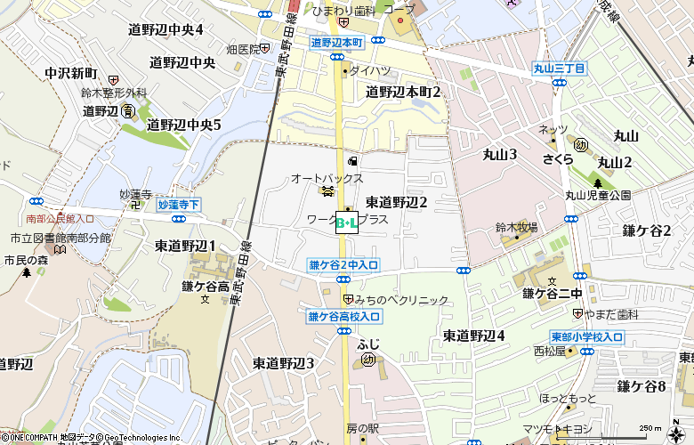メガネハット鎌ケ谷県道船取店付近の地図